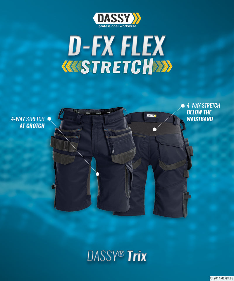Dassy Trix krátké pracovní kalhoty
